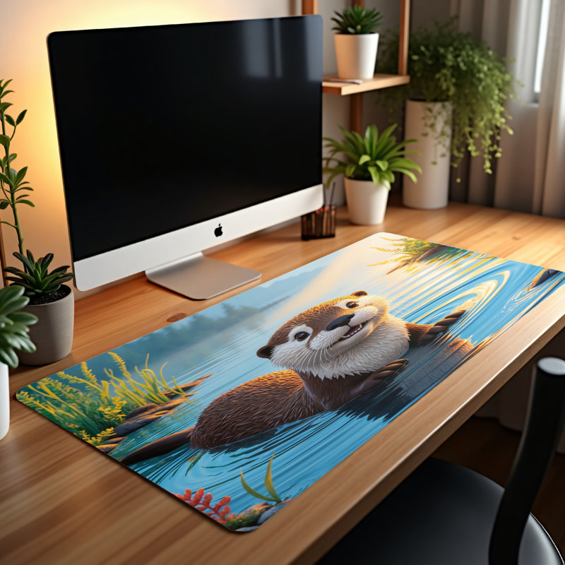Polyester Desk Pad, 31.5x15.5