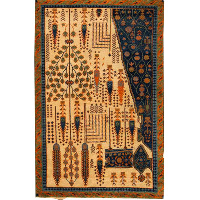Wool Floral Area Rug