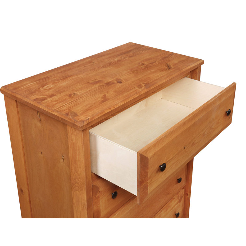 Commode 4 tiroirs Cassell, Ambre délavé