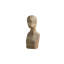 WISDOM BOOKEND (SET OF 2) - TRAVERTINE LOOK - DUNE