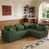 Tissu vert