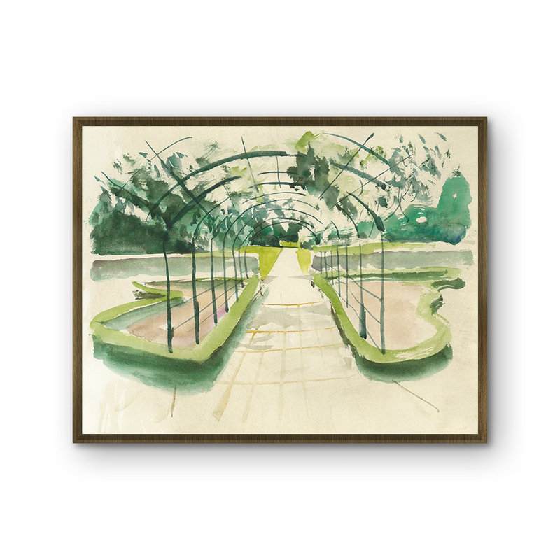 Garden Terrace 4 Print by PC Ngo