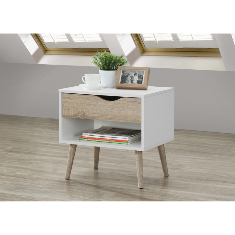 50 cm W Bedside Table