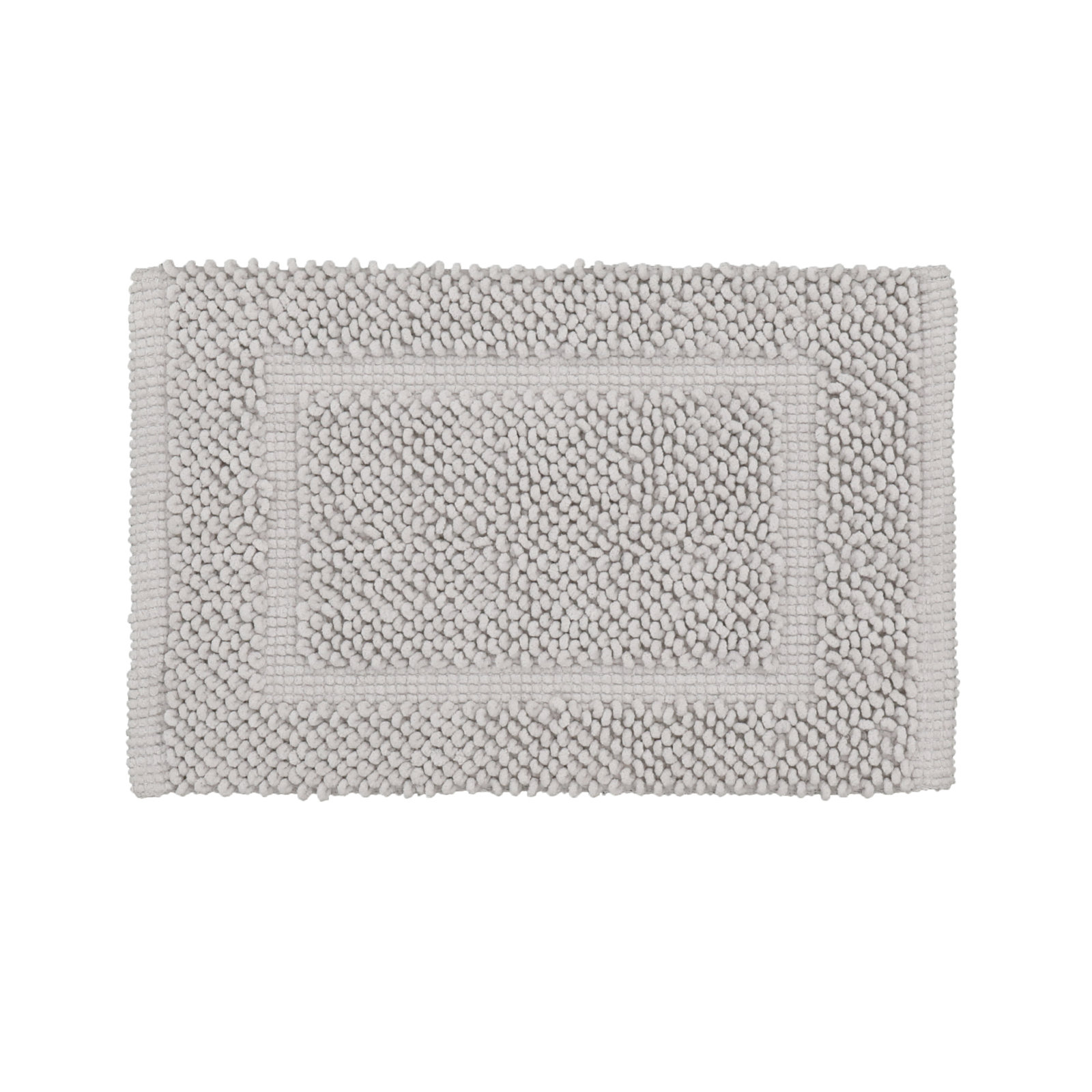 Payten Classic Cotton Bath Mat, Soft Gray, Single - 20"W x 32"L