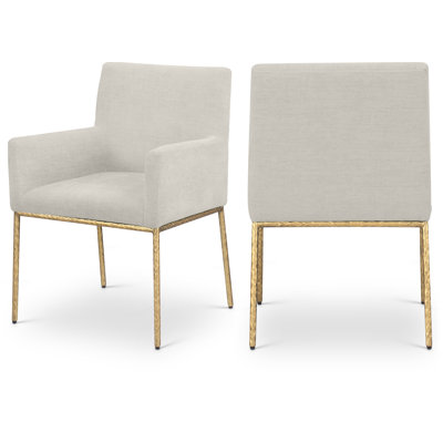 Khaliya Chenille Fabric Dining Chair