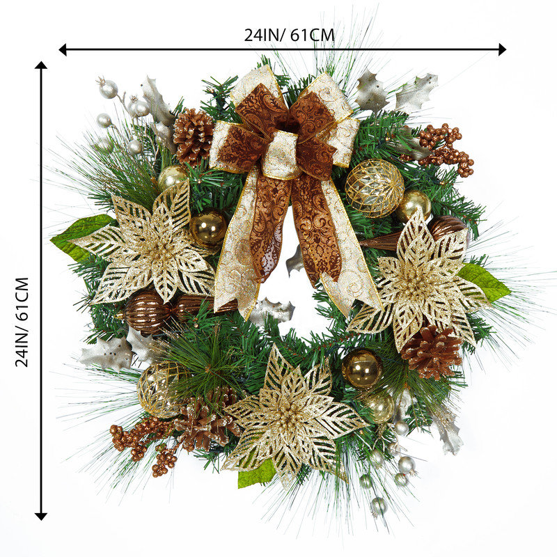 Faux 61cm Wreath
