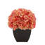 Arrangement d'hortensias corail en tissu synthétique dans un pot à fleurs-1553681563-1488260804