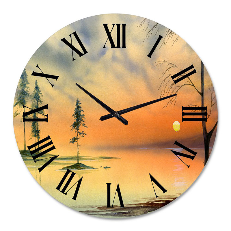Horloge murale Lakehouse, Surdimensionné