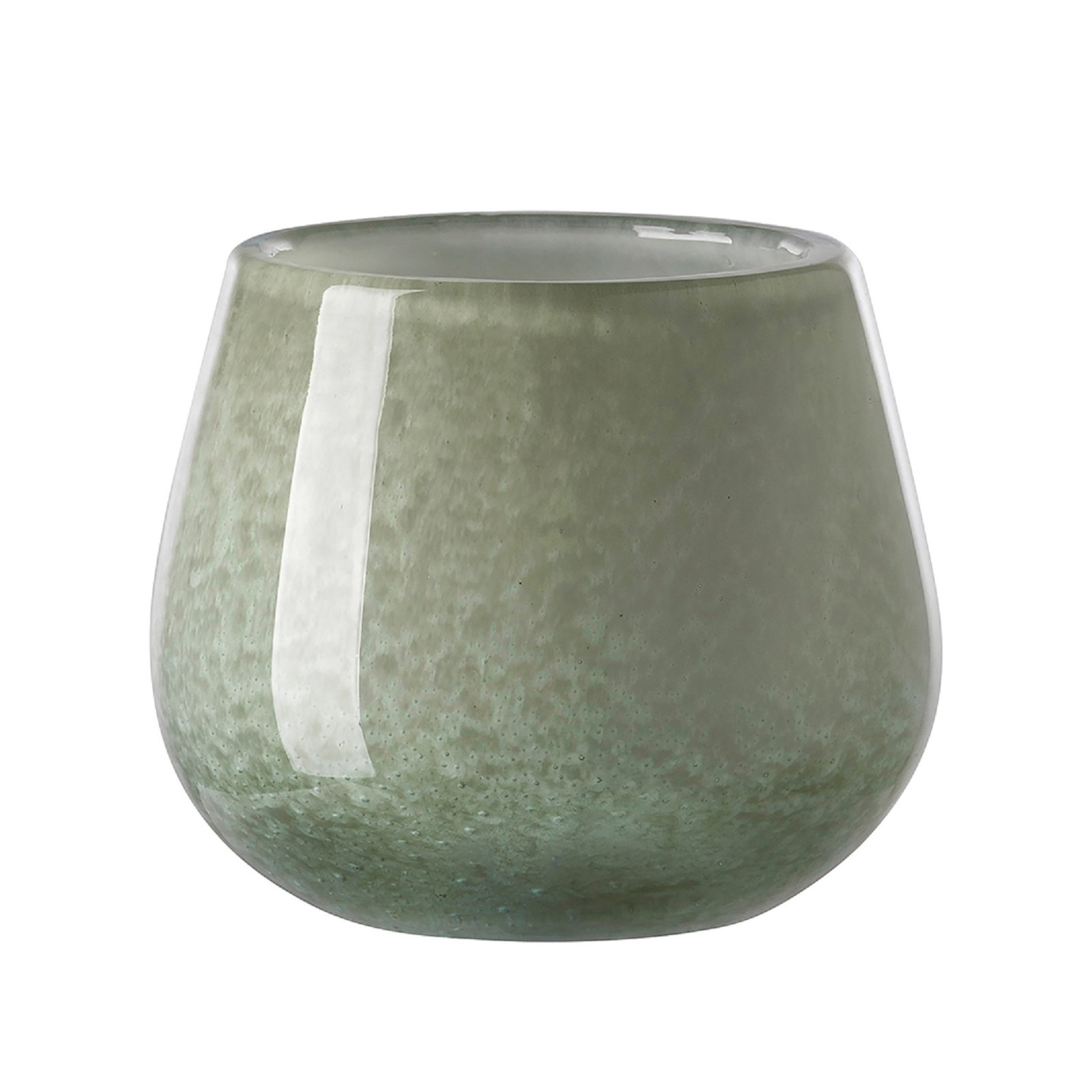 Marly Glass Lantern Vase Lg, 3.94" H  x 4.33" W x 4.3" D