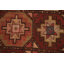 Tapis oriental pré-1900 à teinture végétale antique 5 x 10