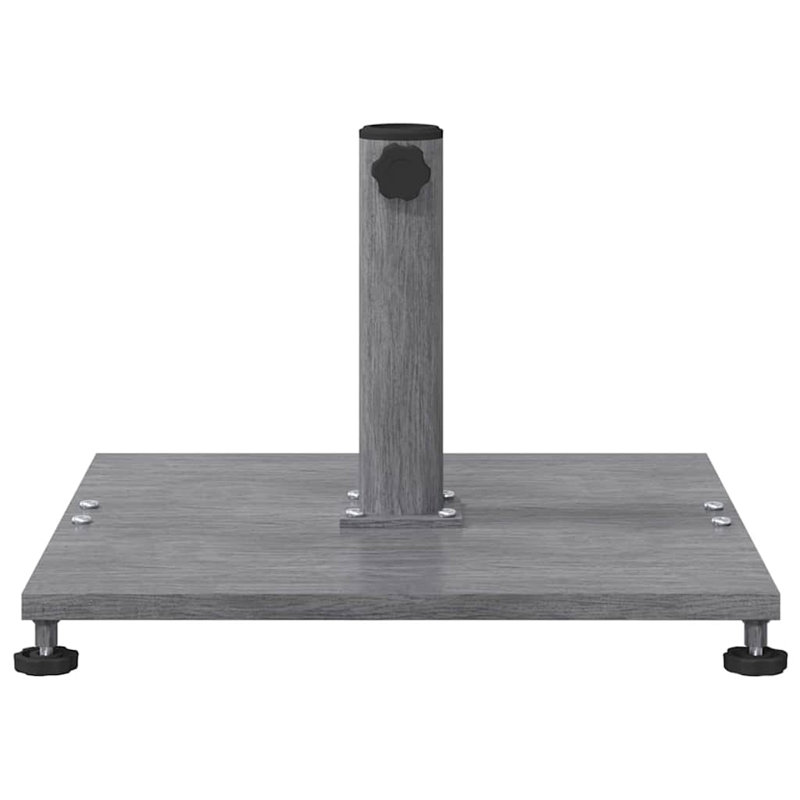 Steel Umbrella Base, Dark Wood
