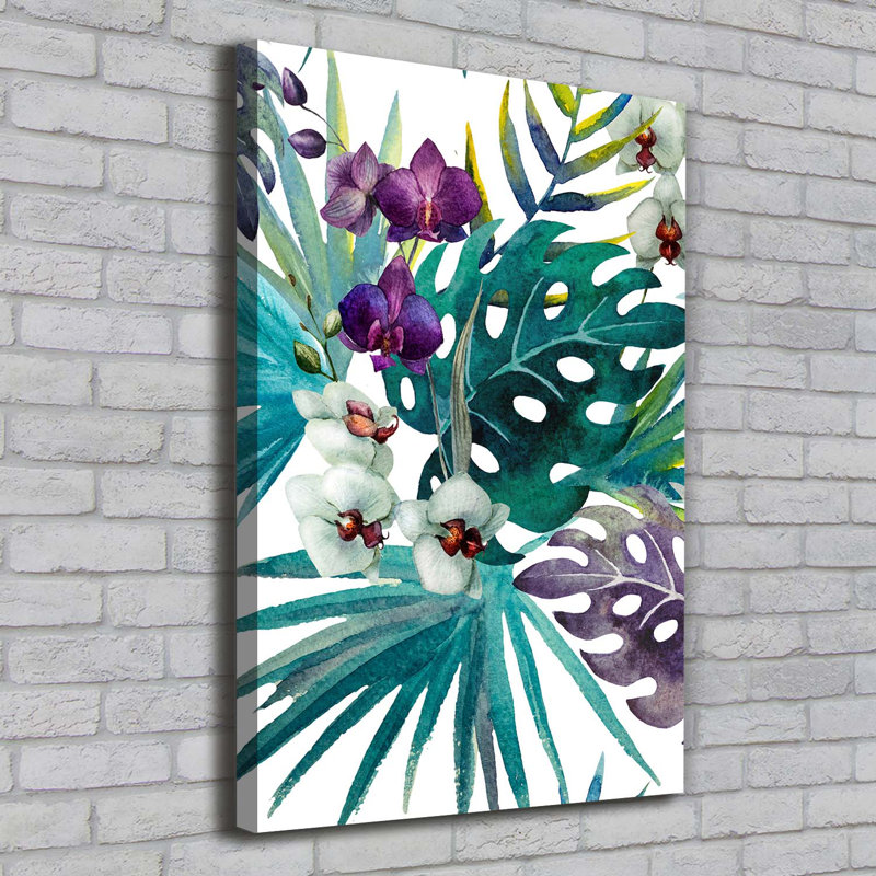 Hawaiian Pattern - Wrapped Canvas Print