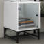 Genagra 35cm W Steel Bedside Table-72213917-110677786