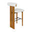 Ensemble de 2 tabourets de bar rembourrés