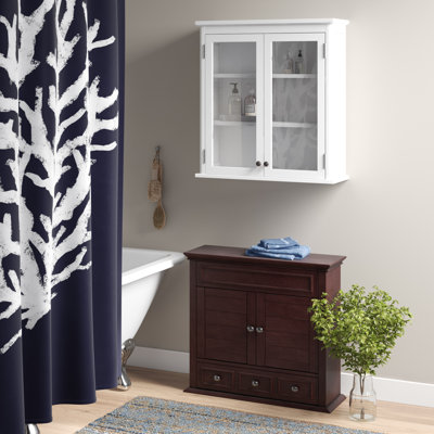 Carruthers 68.58cm x 73.66cm Wall Mounted Cabinet