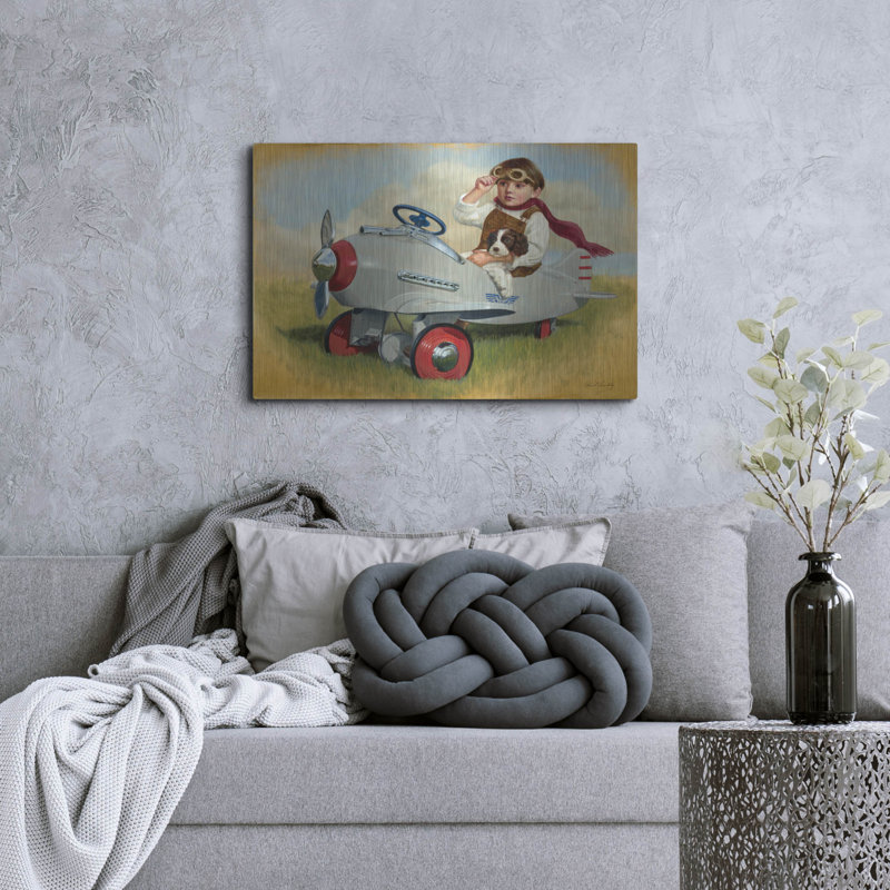 «1941 Steelcraft Pursuit Plane» par David Lindsley, H 24 po x l 36 po