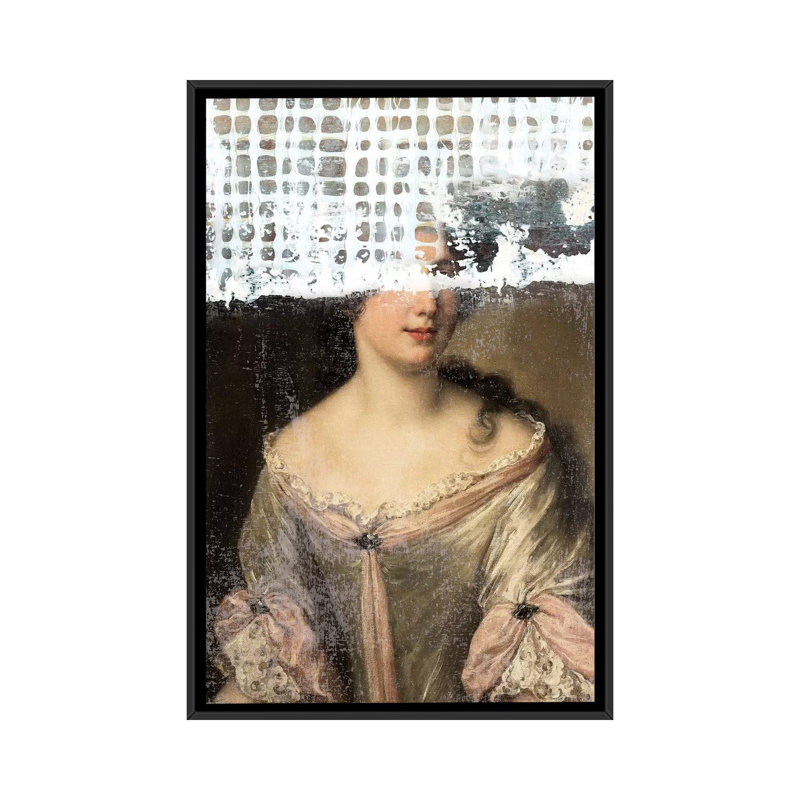 «Papercut I» par PI Studio - impression sur toile tendue, H 26 po x l 18 po x P 1,5 po, Toile avec cadre noir