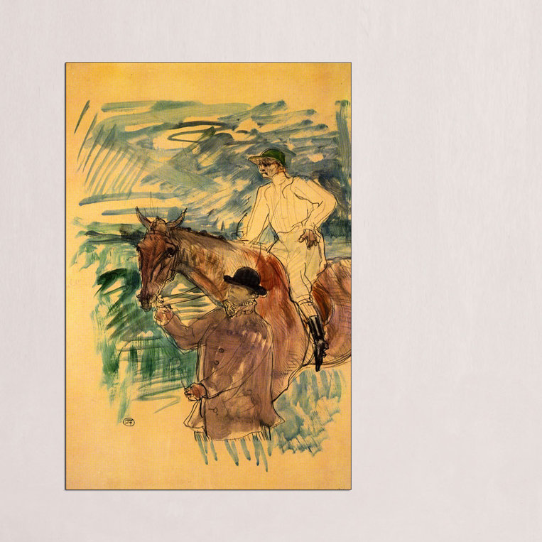 Henri De Toulouse-Lautrec - Wrapped Canvas Painting, 90cm H x 60cm W x 1.8cm D