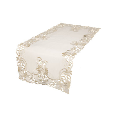 Chemin de table nappe brodéed Tyris