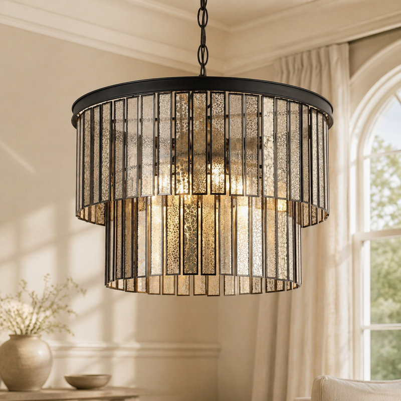 Shoshoni 18" W 4-Light Drum Chandelier