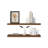 31.5" Wide Floating Shelves Of 2 - For Bedroom, Bathroom & Living Room. Sleek Modern Design With Hidden Brackets. Versatile Storage Solution 2 Shelves. And Bathroom, Concealed Brackets A Clean Decor
