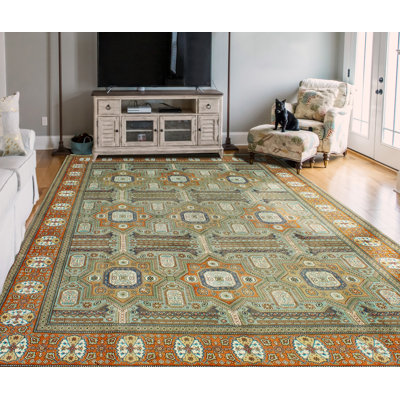 Tapis bleu Khylar