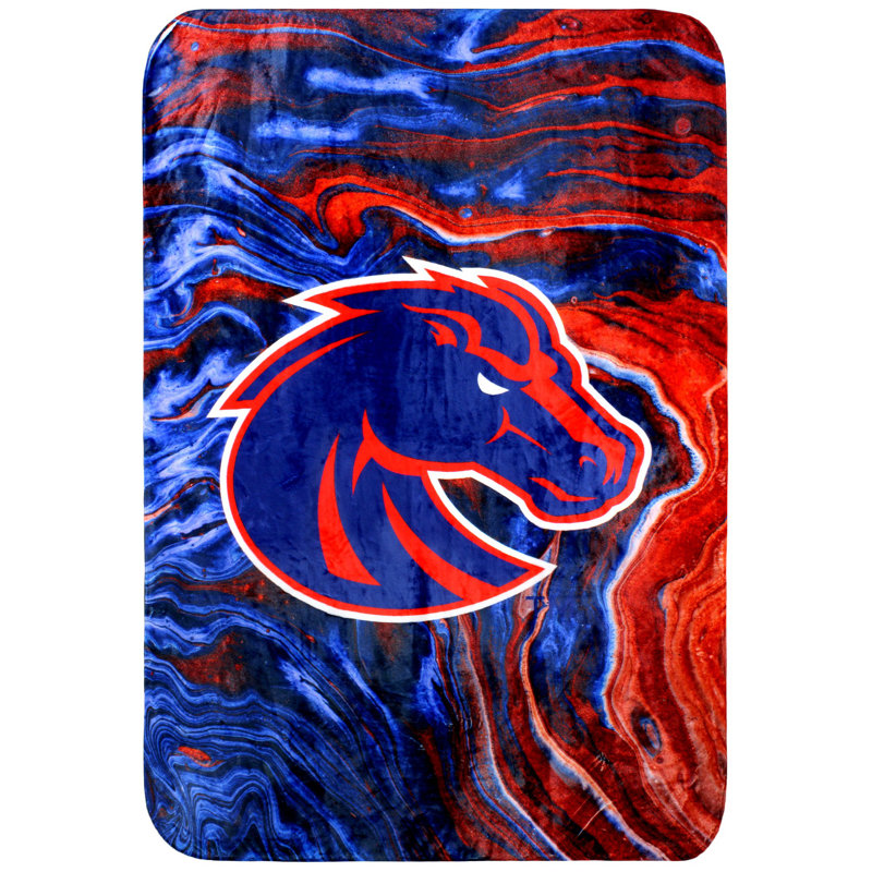 Plain Weave / Muslin Throw Blanket, 42" W x 60" L, Boise State Broncos