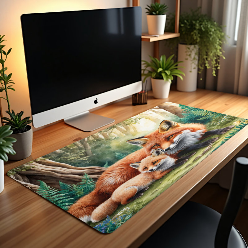 Polyester Desk Pad, 14.4x12.1