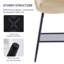 Velvet/Suede Upholstered Bar Stools with Armrests & Diamond-quilted Backrest-618645184