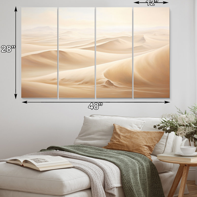 Ensemble de décoration murale Minimalisme Desert Sands Of Serenity III - Paysages