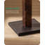 Lampe de coin en bois à DEL avec télécommande 48,43 "à intensité variable