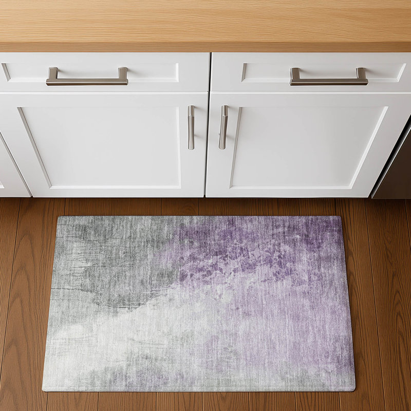Premium Machine Washable Stallings AMF1842 Abstract Rug, Rectangle 1'8" x 2'6"