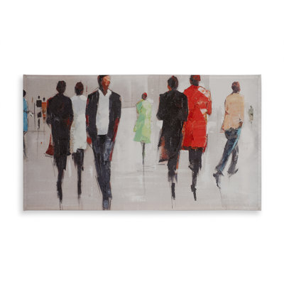 Silhouettes in the Street Tablecloth - Indoor/Outdoor Decor