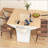 55.7" Large Kitchen Island with Double Drop Leaf and Power Outlet – White-129895301