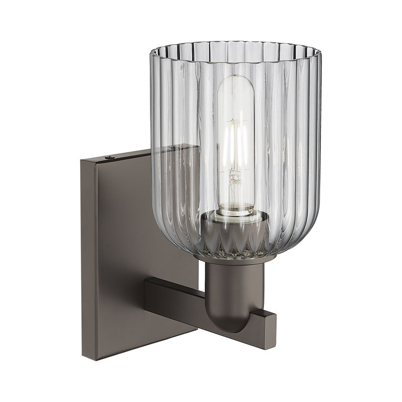 Voile de mariée - chrome poli - applique, Grey / Oil Rubbed Bronze
