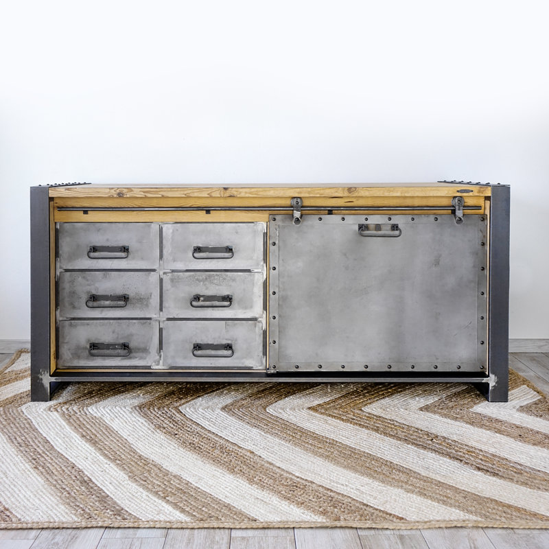 Miesville 200cm W 6 - Drawer Chest of Drawers
