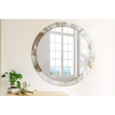 Huldar Glass Flat Wall Mirror