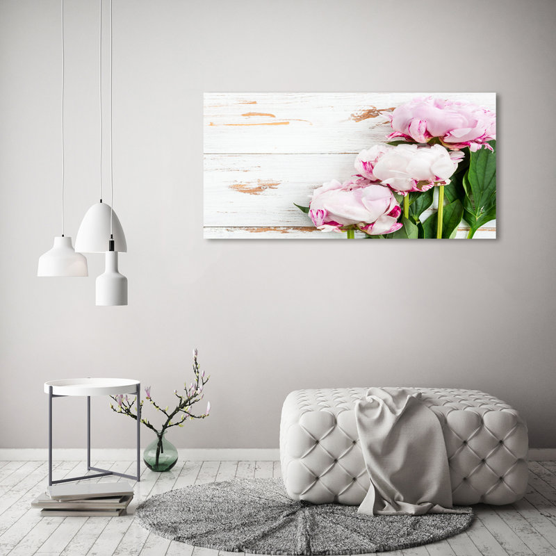 Peonies 1 Piece Wall Art on Canvas