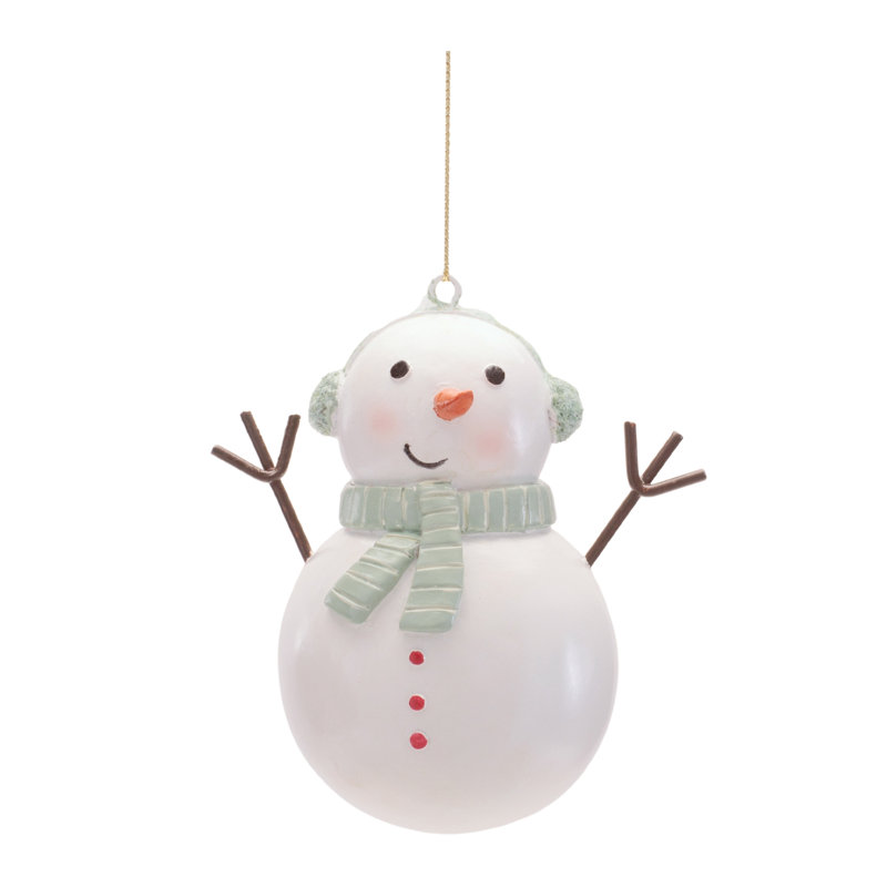 Ornement bonhomme de neige fantaisiste (ensemble de 6)