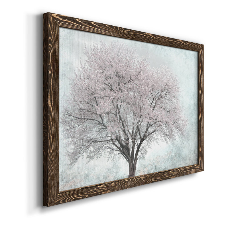 «A Feel Of Spring I», toile encadrée de qualité supérieure - prête à être accrochée, H 24 po x l 18 po x P 1,5 po, Noyer