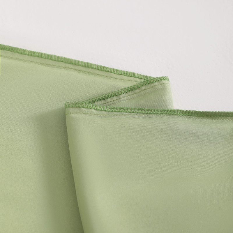 Taies d'oreiller en satin avec fermeture à enveloppe, Taie d'oreiller pour taille de lit très grand cal, Sage Green