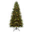 Arbre de Noël artificiel éclairé 6 pi avec base pliable-917780106