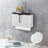 Wall Matte White Metal Paper Towel Holder