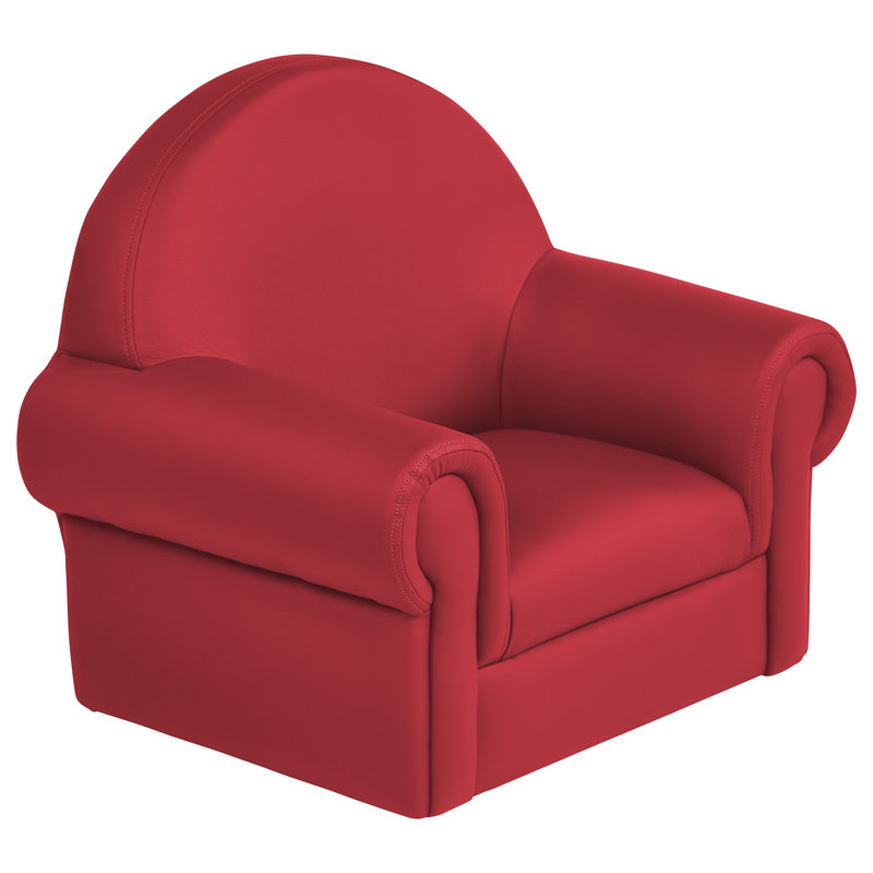 Little Lux Kids Club, 19" H x 22" W x 16" D, Red