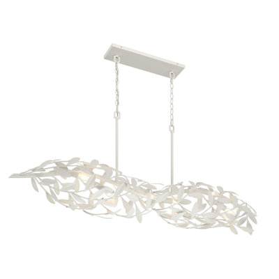 Glossop 50.5'' Matte White Linear Chandelier