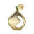 Mercer41 17" Adair Champagne Metal Vase-1252567535