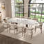 Grande table de salle à manger rectangulaire 94 po Modern Luxury-1877505564-1877505763