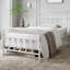 Lit plateforme classique en fer avec tête de lit et pied de lit-901025118-848028357