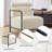 Sinobi Upholstered Accent Armchair with Metal Frame-1803305525