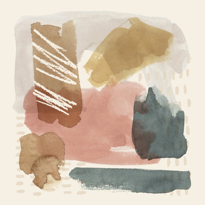 Ochre Echo II by Grace Popp - Wrapped Canvas Painting